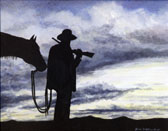 Western, Equine Art - End of the Day